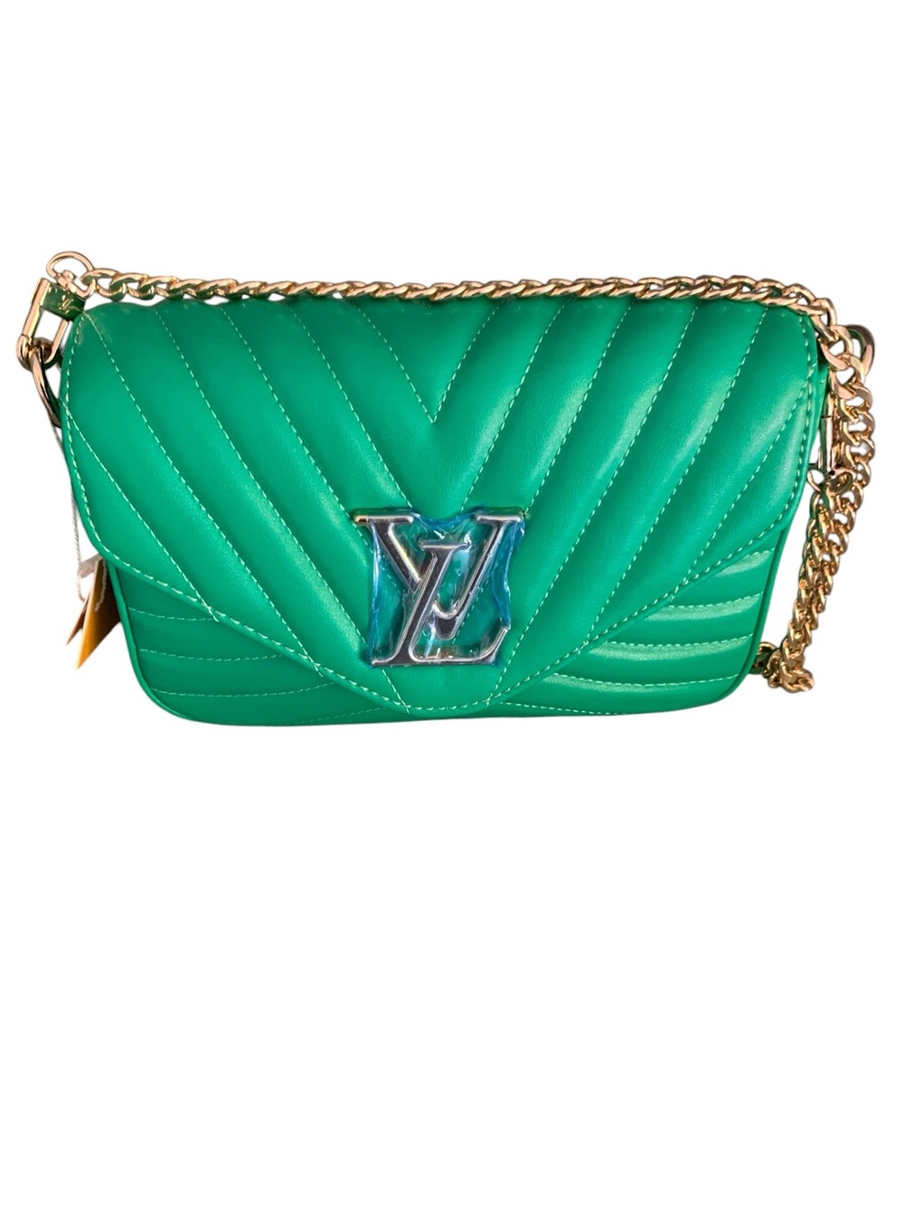 🆕 🟢✨New Wave Multi Pochette Set – Emerald Green Leather Crossbody Bag ✨🟢 - Picture 5 of 14